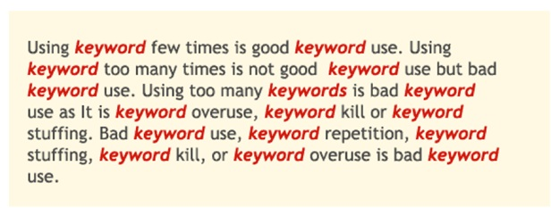 bad practice keyword